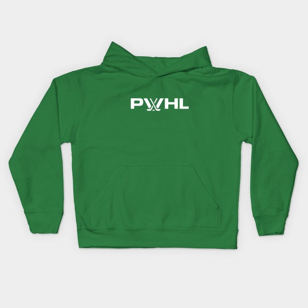 PWHL text logo Kids Hoodie by logoarts